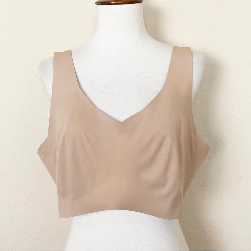 Honeylove‎ V-Neck Bra in Sand - Picture 5 of 12